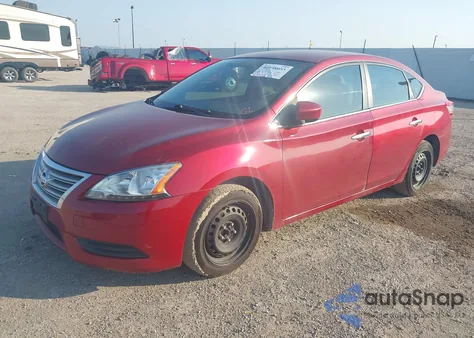 2014 Nissan Sentra Sv from USA, damaged, VIN 3N1AB7AP6EY254850